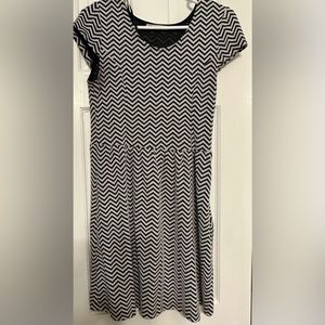 Ladies chevron pattern dress